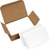 VANRA 300 piccoli cartoncini bianchi, 8,9 x 5,1 cm, per studio, schede flash, indice, senza righe, con angoli arrotondati (bianco, 300 pezzi)