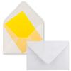 FarbenFroh by GUSTAV NEUSER Gustav Neuser - Mini buste per lettere colorate, 5,2 x 7,6 cm, con lembo umido, per saluti, biglietti d'auguri, ciondoli e regali in denaro 25 Umschläge 48 trasparente.