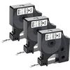 UniPlus Nastro per Etichette Sostituzione di Dymo D1 45013 S0720530 Nastri Etichette per Dymo LM 160 210D 260P 360D 420P 450D 500TS Wireless PnP LP 100 150 200 250 300, 12mm x 7m, Nero su Bianco, 3 Pz