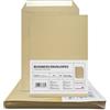 Netuno 50 buste a sacco marrone formato C5 16,2 x 22,9 cm 90g buste lettera commerciali grandi senza finestra con strip adesivo per spedizioni corrispondenza aziendale lettere documenti fatture