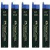 Faber-Castell - Astuccio con 5 mine Super-Polymer, 0,7 HB