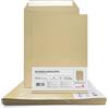 Netuno 50 buste a sacco marrone formato C4 22,9 x 32,4 cm 90g buste lettera commerciali grandi senza finestra con strip adesivo per spedizioni corrispondenza aziendale lettere documenti fatture