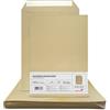 Netuno 50 buste a sacco marroni formato B4 25 x 35,3 cm 90g buste lettera commerciali grandi senza finestra con strip adesivo per spedizioni corrispondenza aziendale lettere documenti fatture