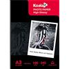 KOALA Heavywight Carta Fotografica per Canon HP Epson stampante a getto d' inchiostro, A3, 100 fogli, 240 g/m²