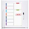 CKB ltd® - Lavagnetta magnetica cancellabile a secco, promemoria per cucina o ufficio, formato A3, colore: bianco