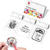 Phomemo Carta Termica Bianca per Stampante Portatili Mini T02, M02, M02PRO, M02S, M02X, M02L, M03, M03AS, M04S, M04AS, le Stampe Possono Essere Conservate per 20 Anni, 53mm x 3,5 m, 3 Rotoli