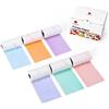 Phomemo Carta Colorata Autoadesiva per M02, M02PRO, T02, M02S, M02X, M02L, M03, M03AS, M04S, M04AS Mini Stampante Portatil, Rosa, Blu, ViolaChiaro, Verde, Lilla, Arancione, 53mm x 3,5m, 6 Rotoli