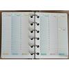 OY OY Ricambio formato POCKET 8 X 12 cm. con 6 fori Agenda Planner Refill Insert Weekly Planner Organiser Pocket A7 (Unique layout English)