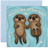 Central 23 Biglietto di buon compleanno - You're my Otter Half - Biglietto di anniversario di matrimonio per lui lei uomo donna - Biglietto di San Valentino per marito moglie fidanzata fidanzato