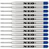 NEO+ Ricariche penna a sfera di qualità, economiche ma di lunga durata, punto medio. Compatibile con la penna a sfera Parker. Ricarica G2 Ricarica di stile (12 x INCHIOSTRO BLU)