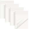 Vicloon Note Adesive Trasparenti, 4 Pacchi 200Pcs Foglietti Adesivi Impermeabili Per Ufficio, 70 * 95mm Blocchetti di Memo Autoadesivi, Promemoria di Messaggio Adesivo Riutilizzabili Per Studenti