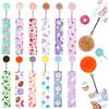 Outus 12 Pezzi Segnalibri con Pom Pom, Indicatori di Pagina, Segnalibri Carini per Lettura Studenti per Ragazze, Donne, Signore, Bambini, Ragazzi, Adolescenti, Bomboniere Scuola Aula Regalo