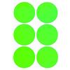 Royal Green Adesivi Rotondi Verde Fluorescente Multiuso 50mm - Bollini Colorati Scrivibili 5cm - Etichette per Bambini, Scuola, Casa, Ufficio, Lavoro, Organizzazione, Archivio - Confezione da 72 Pezzi