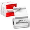 Phomemo Etichette Adesive Trasparente per M110/M220, 40×30mm, 230 Pcs