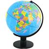 EXERZ 30cm Mappamondo - Mappa Inglese - Globo Della scuola Educativa/Decorazione/Geografica - Mappa politica - Diametro 30cm