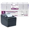 LYNNE PAYMENT SOLUTIONS LYNNE - Rotoli Cassa 80x80 Termica Fiscale - Rotolini carta termica 80x80x12 - Rotolo per stampante registratore di cassa fiscale 80mm x 80m x 12mm - [10x]