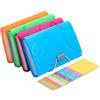 Vidillo A6 Cartellina portadocumenti 4Pcs Espandibile plastica Raccoglitore Arcobaleno Fisarmonica Espansione della cartella 13 scomparti Documenti Archiviare Candy Color