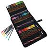 Majoart 72 matite colorate in astuccio con cerniera- matite da disegno colorate - scatola di matite colorate professionali per adulti - ideali per colorare,disegnare