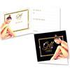 GHIBLI 50 Buoni Regalo Estetista Eleganti Cartoncino Premium da Compilare - Made in Italy - Gift Card Centro Estetico, Coupon Sconti e Offerte Clienti, Voucher Fidelizzazione Clientela Massaggi e Spa