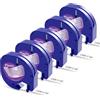 Aken Nastro per Etichette Aken Compatibile con Dymo LetraTag Etichette Trasparente 12mm x 4m, Compatibile con Dymo LetraTag Etichettatrice 200B 2000 XR LT-100H LT-100T LT-110T (Plastic Clear 16951)