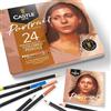 Castle Art Supplies Set di 24 Matite Colorate - Colori Ritratto