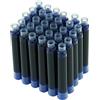 erofa Hongdian Cartucce di Inchiostro per Penna Stilografica, Colore Blu, Confezione da 30 Cartucce di Ricarica, Diametro del Foro di 3,4 mm