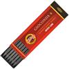 Koh-I-Noor 6 pezzi KOH-I-NOOR ARTISTA Mine 5,6 mm 2B 4B 6B (set assortiti Je 2 X 2B, 4B 2 X E 2 X 6B)