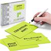 2DOBOARD Etichette Magnetiche Scrivibili - 15 x 10 cm Verde - 25 pezzi - Scrum Cards - Kanban Board, Scrum Board o Lavagna Magnetica per Frigorifero (Verde)