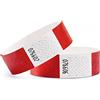 linie zwo ®, Confezione da 100 Braccialetti di identificazione 19 x 254 mm, Rosso