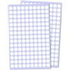 TownStix 3000 Pezzi, 10mm Bollini Adesivi Etichette Adesive - Bianchi