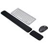 Yizhet Poggiapolsi per Tastiera e Mouse, Appoggio per Polsi da Tastiera in Memory Foam con Fondo Antiscivolo e Fori per Massaggi, Supporto Poggia Polsi Tastiera Mouse per Ufficio, Computer, Gioco