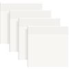Vicloon Note Adesive Trasparenti, 4 Pacchi 200Pcs Foglietti Adesivi Impermeabili Per Ufficio, 75 * 75mm Blocchetti di Memo Autoadesivi, Promemoria di Messaggio Adesivo Riutilizzabili Per Studenti