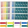 PUERHUACI Segnacavi Elettrici,Etichette Cavi 720 Pezzi Etichetta Impermeabile Resistente Allo Strappo Etichetta Marcatore Cavo Adesive Identificazione Assortiti Etichette Colorate