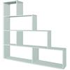 Habitdesign Bricohabitat F00530301003_WHITE Libreria, 145 x 29 x 145
