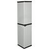 Mongardi 7813C04 - Armadio Modulare, 1 Anta, Grigio, 34 x 39.5 x 168 cm