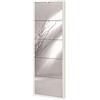 Sarmog Kit SCARPIERA 5 Ante A RIBALTA Frontale con Specchio H190 L63 P18 Cm Finitura Bianco OSSIDO Sk555spk