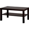 Ikea Lack - Tavolino da Salotto, 90 x 55 cm, Colore: Marrone Scuro