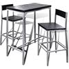 vidaXL Set da Bar Alto Tavolo Sgabelli Cucina da Interno Contatore Colazione