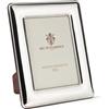 SEC OF FLORENCE 7160/9x13IT Cornice Portafoto in Argento Massiccio 925 con Retro in Legno Mogano
