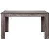[en.casa] Tavolo da Pranzo con Piano Rettangolare 140 x 90cm Tavolo da Cucina Fino a 6 Posti Postazione di Lavoro Studio - Effetto Rovere Scuro