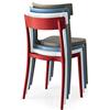 Connubia Set 4 sedie Argo Bianche