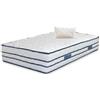 ITALYMATERASSI Materasso Singolo 90x190 cm in Memory Foam con 1 Cuscino, Alto 30 cm, Dispositivo Medico Detraibile, Antiacaro e Antibatterico, Made in Italy