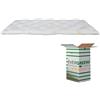 EVERGREENWEB MATERASSI & BEDS EVERGREENWEB - Correttore Materasso Singolo 80x190 Alto 7 cm in MEMORY FOAM con Fodera in Fibra Bambù, Topper Letto Coprimaterasso Imbottitura Fiocco 100% Effetto Piuma Morbido Futon Ortopedico BAMBOO