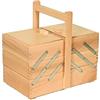 Professional Cooking Cestino Porta Cucito 3 Piani a scaletta in Legno Naturale (cm. 29x18x28)