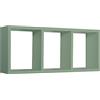 MODULARREDO | TRISTANO Mensola da Muro, Libreria Sospesa, Libreria da Parete, Scaffale da Parete, Verde Acqua Marina, 70x30 p15.5 cm, Kit Tasselli Inclusi - Made in Italy