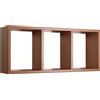 MODULARREDO | TRISTANO Mensola da Muro, Libreria Sospesa, Libreria da Parete, Scaffale da Parete, Ciliegio, 70x30 p15.5 cm - Made in Italy