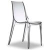 Scab - Vanity Chair Sedia impilabile, Colore: Trasparente