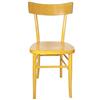 Sedam Srl Sedia Milano, Storica e Vintage, in Legno Massello, Vari Colori Disponibili, Ristorante Casa Cucina Sala Interno, 100% Made In Italy (Giallo, Anilina)