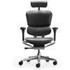 PROCOMFORT ERGOHUMAN Elite Evolution Poltrona ergonomica di Ultima Generazione in Pelle con regolazioni avanzate per Il settaggio della Postura più Confortevole
