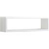 MODULARREDO | REGOLO Mensola da Muro, Pensile Bagno, Mensola da Parete, Scaffale da Parete, 60x17 p15.5 cm, Rovere Sbiancato - Made in Italy